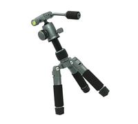 Mini trépied en aluminium de 50,8 cm avec tête de rotation réglable à 360 degrés de 28 mm pour appareils photo reflex numériques et photographie mobile