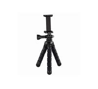 Mini trépied flexible pour smartphone et GoPro Hama - Pieds souples - Noir
