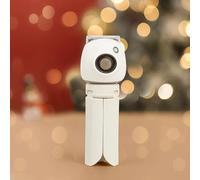 Mini Trépied Portable pour Appareil Photo Instax PAL, Support de Trépied Compact de 12,6 Pouces, Petit Trépied de Voyage avec Poignée et Vis de 1/4 Po pour PAL Evo 70 LOMO (White)