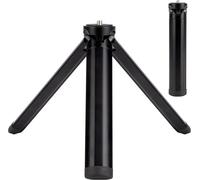 Mini Trépied Portable Smartphone Trepied avec Vis 1/4"" en Alliage D'aluminium pour GoPro Appareil Photo Numérique Téléphone Stabilisateur de Cardan Longueur 14.5cm Noir