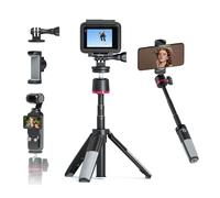 Mini trépied pour appareil photo 1/4" vis universel compatible avec DJI OSMO Pocket 3, Insta 360 X5 Sony, Canon, Nikon Support de table extensible pour vlogging et enregistrement vidéo.