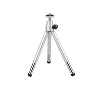 Mini Trépied pour Téléphone Portable, Rotatif, Réglable, Argenté