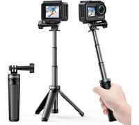 Mini Trépied Selfie Stick avec Perche Télescopique pour Caméra Sport Compatible avec /Go Pro 12/11/10/9/8/Max/DJI Osmo Action Camera