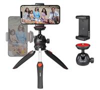 Mini trépied Stable pour Smartphone et Appareil Photo - Trépied léger et Multifonctionnel avec Support Universel de 6,35 mm et Support de téléphone adapté à Tous Les Smartphones | Idéal pour Filmer,