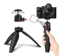 Mini Trépied, ULANZI Trépied de Table Appareil Photo, Petit Pied Photo vec rotule rotative, Poignée pour Filmer pour Compact DSRL Cameras, Trépied Portable pour vidéo vlogging