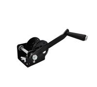 Mini treuil manuel de 272,2 kg - Palan à manivelle compact, treuil portable robuste noir pour soulever et tirer facilement, idéal pour les petits projets et les tâches de bricolage