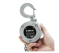 Mini treuil manuel portable en alliage d'aluminium 0,25 t/0,5 t/1 t Outil de levage manuel pour usage domestique Longueur 3 m/6 m (capacité de 3 m 250 kg)