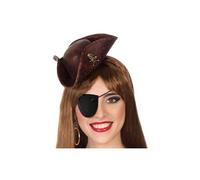 Mini Tricorne Marron de Pirate