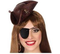 Mini Tricorne Marron de Pirate Marron G