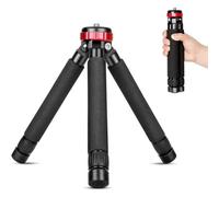 Mini Tripod 33 cm Height with 1/4 and 3/8 Screw Aluminum Alloy Table Top Tripod for Video Studio Smartphone Telephone Cameras SLR Cameras and Gimbal Stabilizer