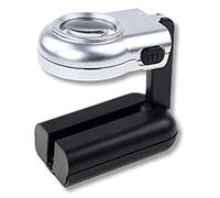 Mini Trois Fois loupe 10x Magnificateur 10x Magrand de loupe en Alliage de Zinc avec échelle pour Outil de Bijoux Optique Textile Aqiong