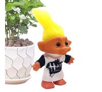 Mini Troll Dolls, Troll Toys Vintage Lucky Dolls Dolls Figures for Party Favors décorations Projet Scolaire Arts Artisanat Collections Fourties pour garçons et Filles