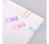 Mini Trombone Kawaii, 60 Pièces, Couleur Bonbon, Clair, Papeterie De Table, Fournitures Scolaires Et De Bureau M17f