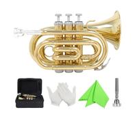 Mini trompette en si bémol cornet en laiton instrument de musique