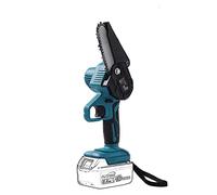 Mini Tronconneuse a Batterie, KATSU FIT-BAT 21V 4 Pouces Portable Tronconneuse Electrique sans Fil Scie Électrique à Main pour les Branches d'Arbres la Coupe du Bois, sans Batterie