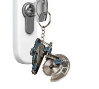 Mini Tronçonneuse Porte-Clés | Modèle Réduit Collectible Accessoire De Clé Portefeuille - Mini Outil Clé Porte-Clés | Pour Modèle de Collection, Famille, Amis, Étudiants, Adultes, Bureau, Maison et In