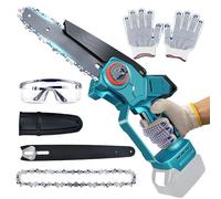 Mini tronçonneuse pour batterie Makita 18 V, 1200 W, sans balai, électrique de 1200 W, tronçonneuse sans fil, pour sécateur, coupe du bois (piles non incluses)