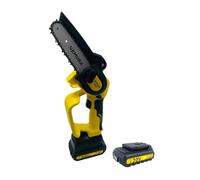 Mini Tronçonneuse sans fil 20V NEMURA - Coupe de 12,5cm + 2 Batteries 2Ah + Chargeur rapide