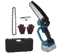 Mini tronçonneuse sans fil de 15,2 cm compatible avec le système Bosch Professional 18 V GBA/GBA ProCORE18V, batterie au lithium sans balais avec 2 chaînes, pour le jardinage, la coupe du bois et la