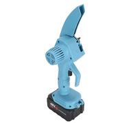 Mini-Tronçonneuse sans Fil, Ordinateur de Poche Facile à Utiliser 4 Pouces Dissipation de Chaleur Rapide Batterie Tronçonneuse sans Fil Propulse (Prise UE)