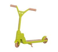 Mini trottinette à deux roues - Mini Trick Scooter, FingerScooter, Mini trottinette pliable avec repose-pieds, jouet éducatif antidérapant en ABS et décoration de bureau (design du guidon env