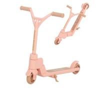 Mini Trottinette à Deux Roues - Petite Trottinettee de Figures, Trottinette à Doigts, MiniTrottinette Pliable avec Repose-Pieds, Jouet Éducatif Antidérapant en ABS & Décoration de Bureau (Design du Gu