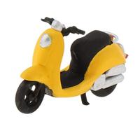 Mini trottinette en plastique modèle 1:64 pour boîte d'allumettes Jaune