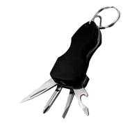 Mini trousse à outils militaire, tournevis, porte-clés et autres fonctions, outil multifonction 6 en 1, décapsuleur porte-clés avec lampe de poche, cadeau d'anniversaire pour frère, ami, petit ami