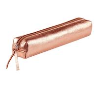 Mini-trousse cuir rectangulaire CLAIREFONTAINE Cuirisé cuivre Marron