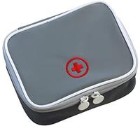 Mini trousse de premiers secours portable - Sac de voyage compact - Organiseur de médicaments d'urgence - Sac de rangement médical pour le camping et le bureau - Belle finition