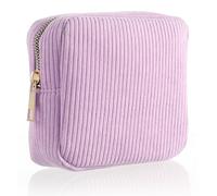 Mini trousse de soins menstruels féminins en velours côtelé pour adolescentes, pour ranger des serviettes hygiéniques, trousse de maquillage portable avec fermeture éclair, porte-tampon pour femme