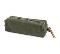 Mini Trousse de Toilette en Toile cirée Vert Olive