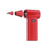 Mini Turbo Snow Blower-Electric Air Duster 130,000 RPM Cordless 3-Speed Adjustable Mini Blower with Dual Mode Design for Computer, Keyboard, House, Outdoor and Car (Red)
