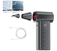 Mini Turbo Snow Blower - Mini Snow Blower for Car with Dual Mode Design, Ideal for Vehicle and Home Cleaning (Black)