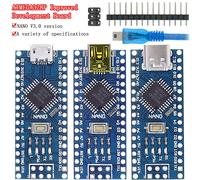 Mini/type-c/Micro USB Nano 3.0 avec contrôleur Nano compatible avec chargeur de démarrage pour pilote USB arduino CH340 16Mhz ATMEGA328P Mini USB Nano-Cable