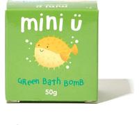 Mini U Bath Bomb Bathtime Gift Box Idea for Kids Vegan Non-Toxic Gentle on Skin Mess-Free & Stress Free Green