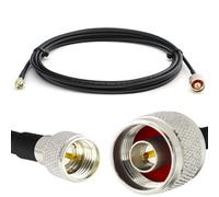 Mini UHF Mâle à N Mâle 50cm UHF Câble coaxial RG58 50 Ohm - Résistant aux intempéries - rallonge pour HAM cable antenne CB Radio Analyseur Tosmetre Marine RF VHF Cibi SDR Radio Amateur