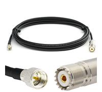 Mini UHF Mâle à SO239 8m UHF Câble coaxial RG58 50 Ohm - Résistant aux intempéries - rallonge pour HAM cable antenne CB Radio Analyseur Tosmetre Marine RF VHF Cibi SDR Radio Amateur