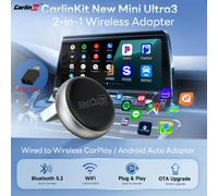 Mini Ultra 3 CarlinKit 5.0 adaptateur sans fil sans fil CarPlay Android Auto pour voiture OEM Plug & Play WiFi Bluetooth connexion automatique Mini Ultra 3