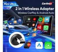 Mini Ultra 3 CarlinKit sans fil Android Auto & CarPlay adaptateur 2.4Ghz & 5Ghz WiFi BLE connexion automatique OTA mise à niveau Mini boîte de voiture intelligente Mini Ultra 3