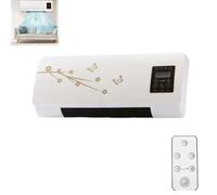 Mini unité AC murale double système de chauffage et de refroidissement avec télécommande, design économe en énergie, installation facile et filtre lavable pour un climat confortable