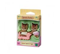 Mini-univers - SYLVANIAN FAMILIES - Jumeaux écureuil roux - Locomotive rose - Mixte - 3 ans