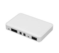 Mini UPS Battery Backup, 8000mAh Alimentation sans Interruption avec Entrée AC Sortie Poe 24V USB 5V DC 5V 9V 12V Banque d'alimentation Rechargeable pour Routeur WiFi, Modem (Prise UE)