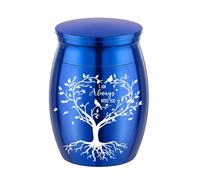 Mini Urne Funéraire Pour Cendres Animales Aluminium Souvenir Crémation | Petit Conteneur Portable Pour Cendres Animales Motif Arbre Vie Rose Chien Chat Perte Sympathie Funérailles Souvenir