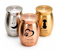 Mini-urne Personnalisée Pour Animaux De Compagnie, Boîte Commémorative Sur Mesure Pour Les Cendres De Chiens Et De Chats, Petit Souvenir De Crémation, Cadeau De Poche En Souvenir D'un Animal Disparu