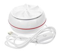Mini USB 10 W pour Machine à Laver Portable Vêtements et Sous-vêtements | Blanc Abs, Charge USB Interrupteur, Anti-enchevêtrement, pour Voyage et Déplacement Professionnel