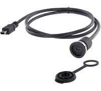 Mini USB 2.0 type B embase femelle de chassis encitech 1310-1011-04 M16 1 pc(s)