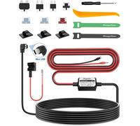 Mini Usb Dash Cam Charging Cable Kit 4m 12v-24v To 5v Hard Car Charger Cable Kit With Fuse And Fuse Tap Cable For Camera