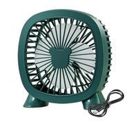 Mini USB Desk Fan - Portable Quiet Airflow, Dorm Study Travel Gym Car Use