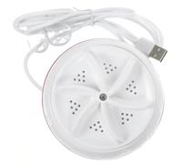 Mini USB Machine à Laver Portable Interrupteur 10w | Blanc Abs, Voyage et Déplacement Professionnel, pour Vêtements et Sous-vêtements